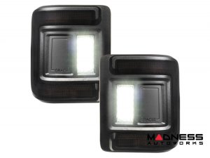 Jeep Wrangler JL Tail Lights - Flush Mount -LED - Smoked Lens Jeep Wrangler JL Tail Lights - Flush Mount -LED - Smoked Lens